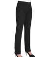 BK512 2404 Brook Taverner Ladies Liberty Slim Leg Chino Trousers Black colour image